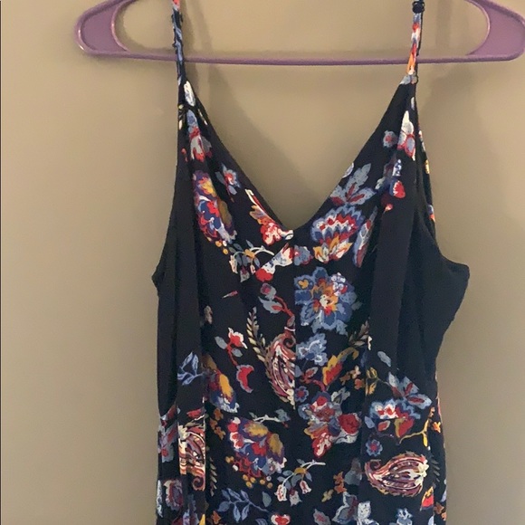 Navy blue floral maxi - Picture 2 of 3